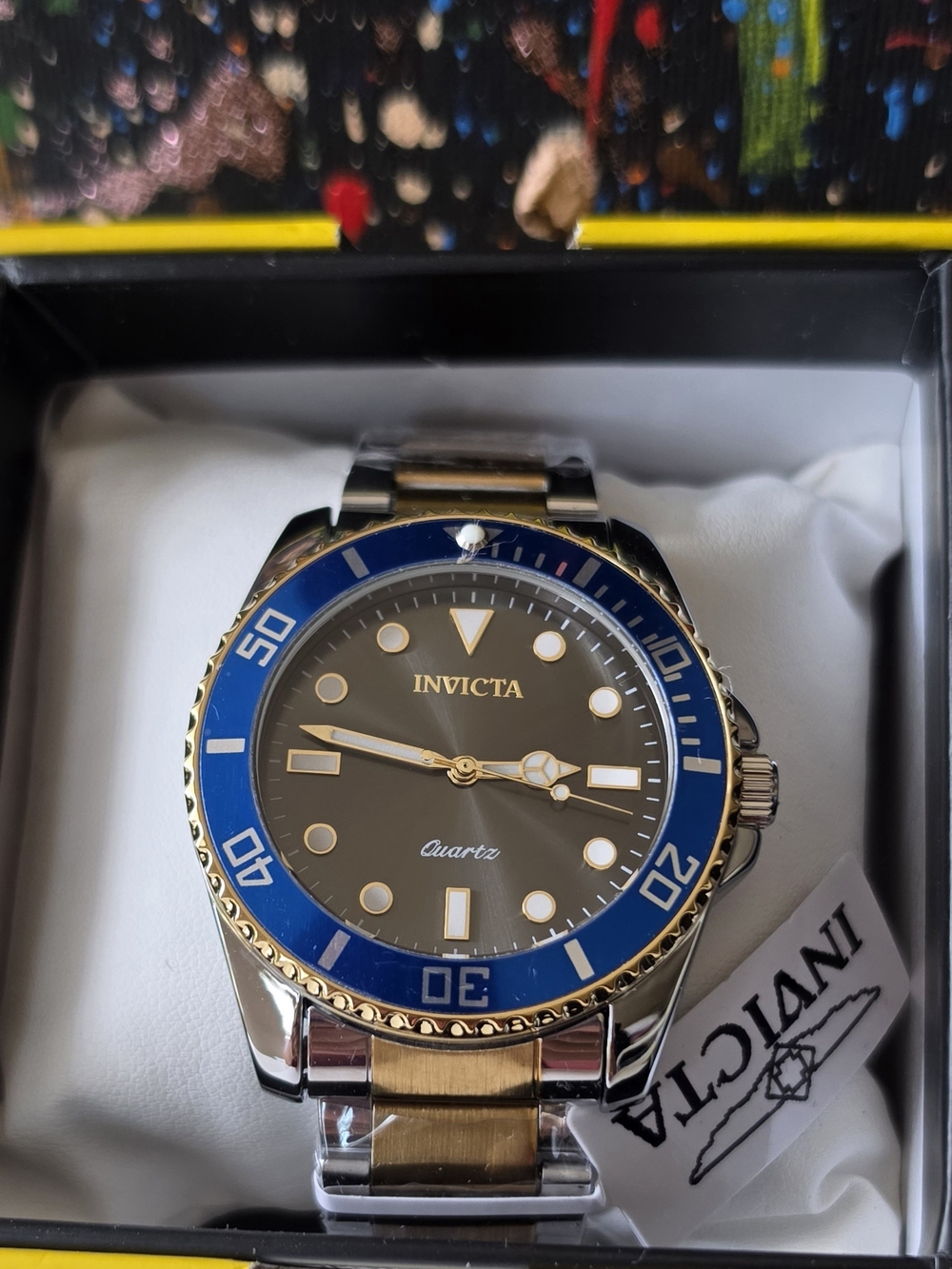 Invicta Pro Diver Men's Watch – Two-Tone Gold & Steel (Item #69399)